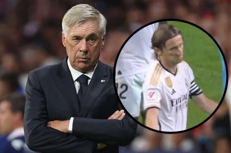 Ancelotti señaló al culpable de la derrota del Real Madrid ante el Atlético y el ‘dardo’ a Luka Modric