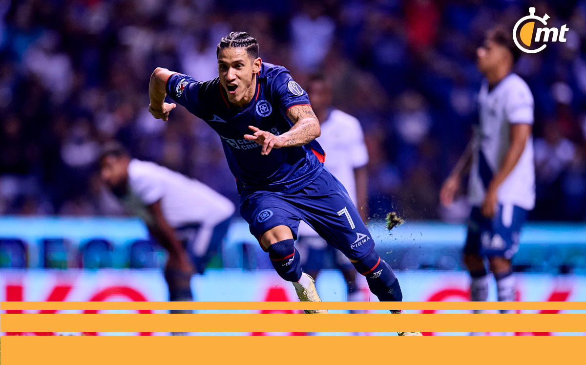 Resumen del partido Puebla vs Cruz Azul (0-1). GOL