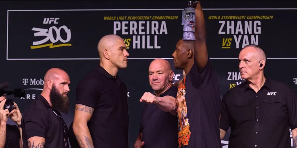 UFC 300 en vivo hoy | Pereira vs Hill: cartelera completa, dónde ver por TV y resultado minuto a minuto de todas las peleas
