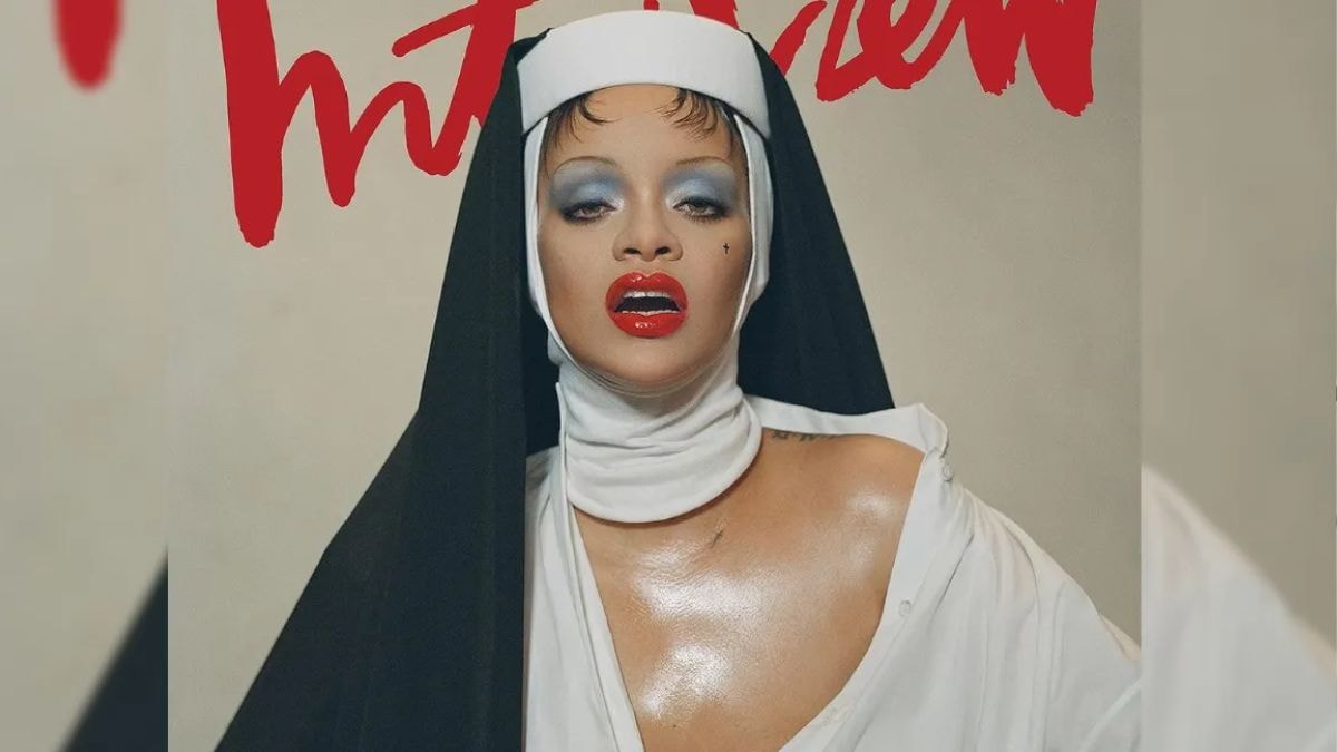 Singer Rihanna poses as a nun, receives backlash for her bold dress as netizens say