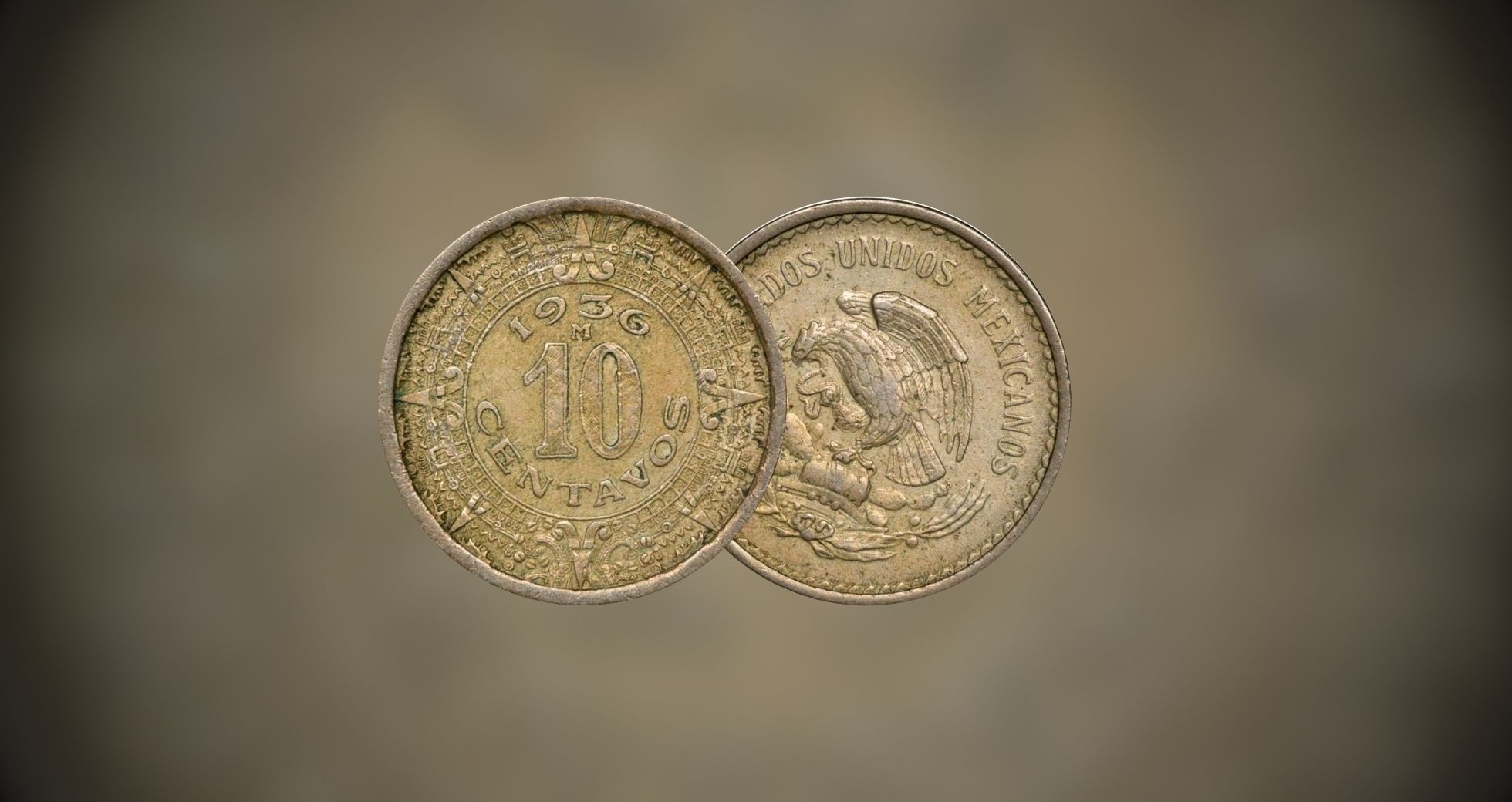 Pagan 1,000,000 al que tenga esta moneda de 10 centavos del calendario azteca
