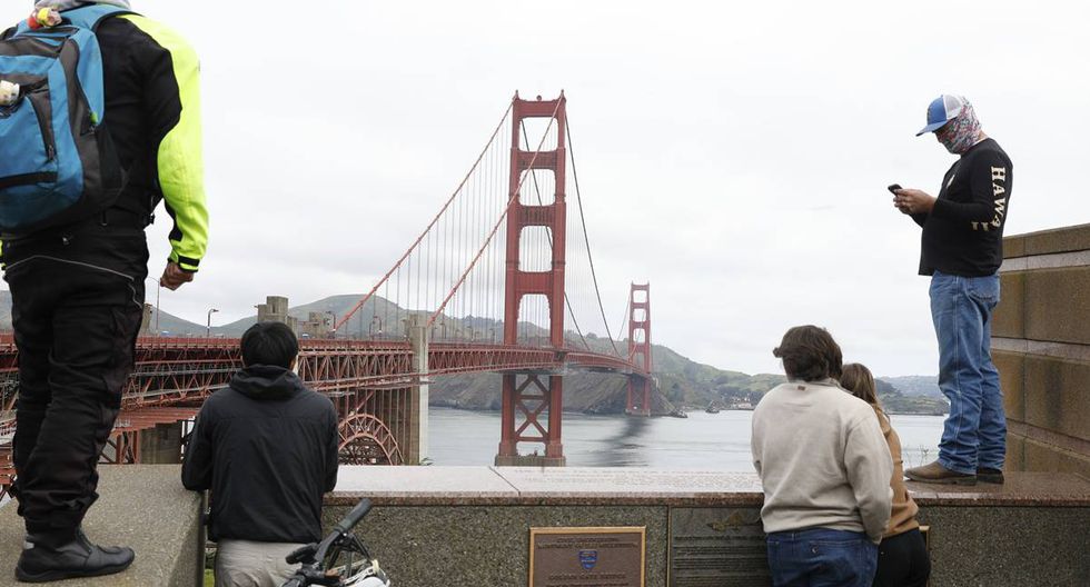 Manifestantes propalestinos bloquean puente Golden Gate de San Francisco, EU  | El Universal