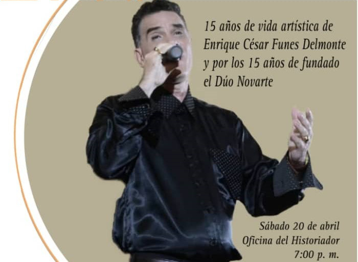 Enrique Funes ofrecerá concierto por 15 años de vida artística