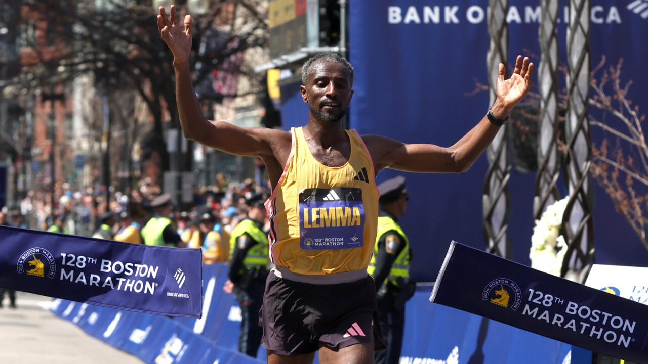 Lemma gana el maratón de Boston con una valiente escapada y Obiri repite triunfo