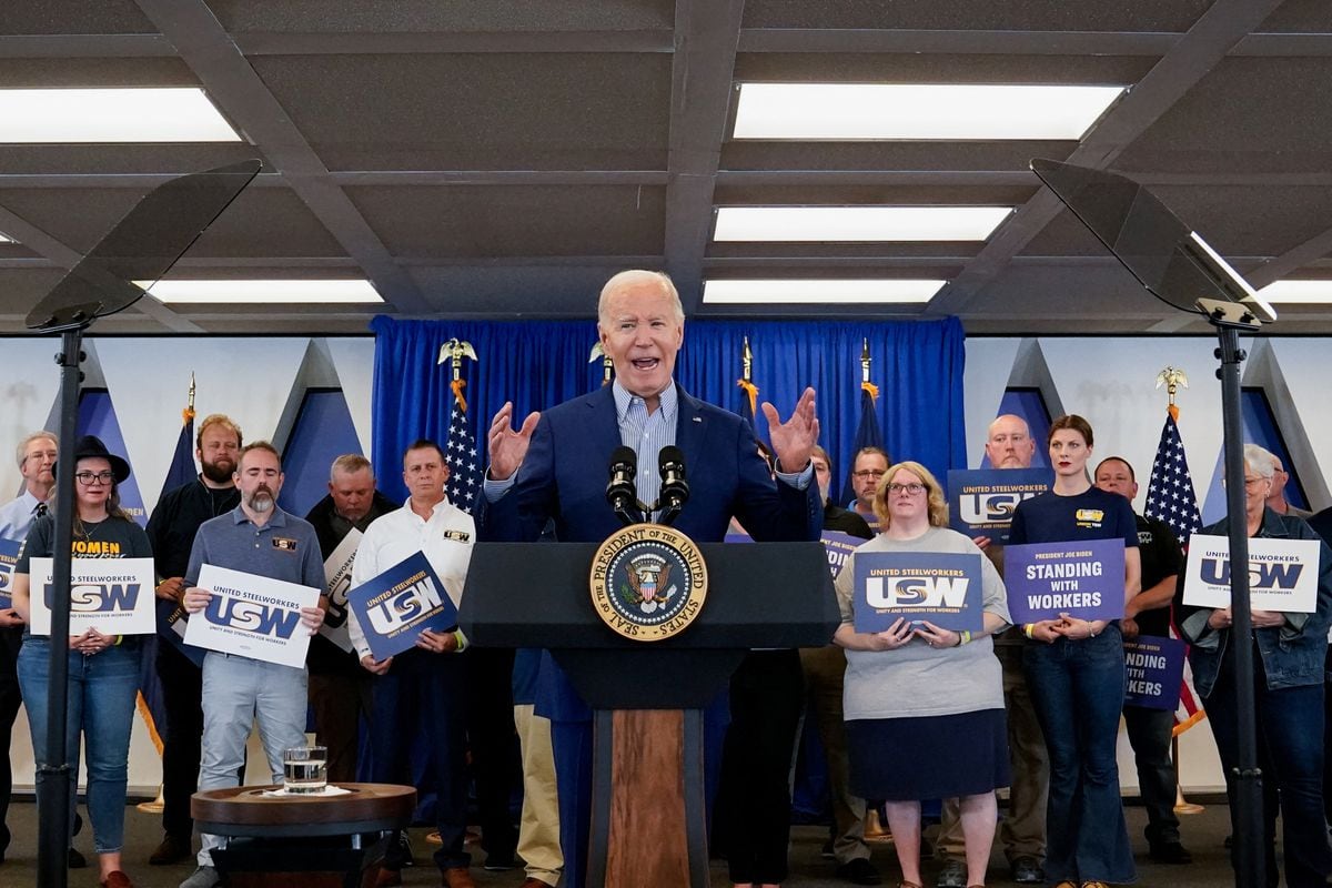 Joe Biden plantea triplicar los aranceles al acero chino en su batalla por la reelección en las presidenciales