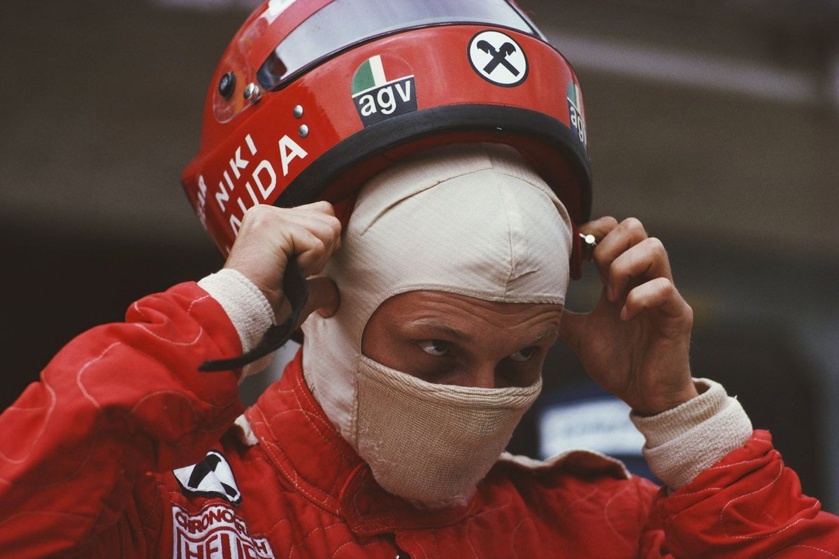 Subastarán en el GP de Miami el casco que usó Lauda en su accidente de 1976