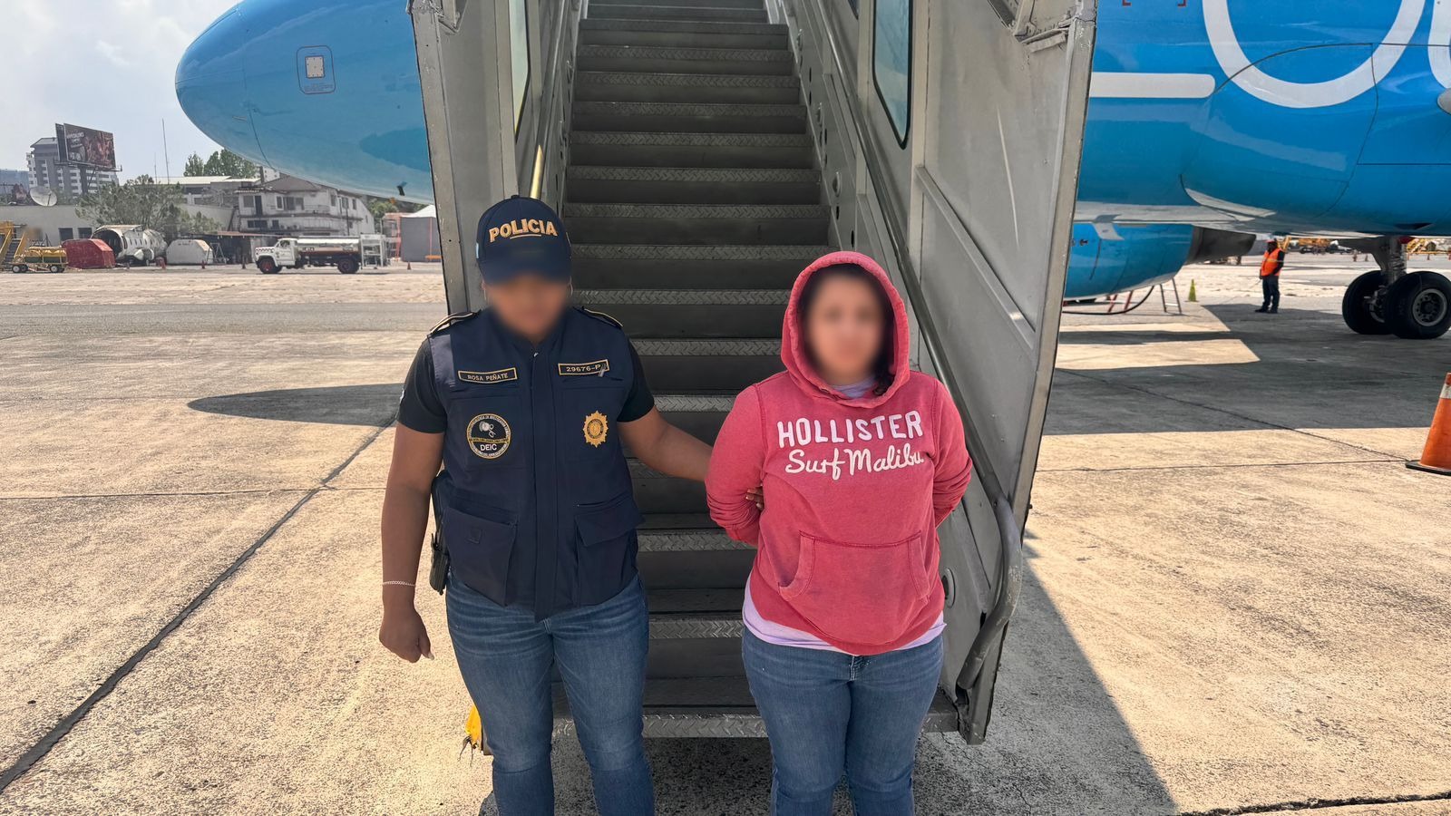 Guatemalteca deportada de EE. UU. es capturada al arribar al país