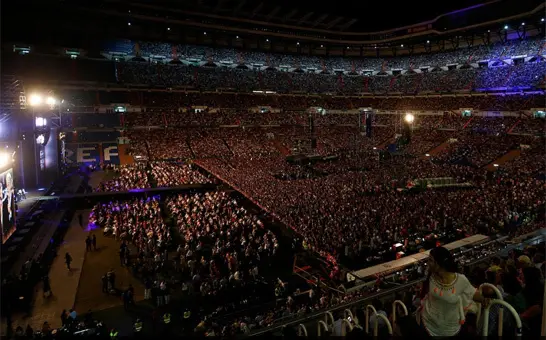 De Julio Iglesias a Taylor Swift, la historia musical del estadio español Santiago Bernabéu