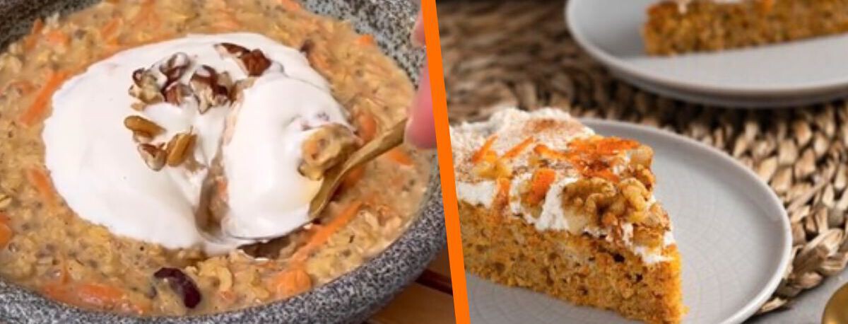 Cómo hacer avena de pastel de zanahoria para el desayuno: sabe a postre, pero es más nutritiva