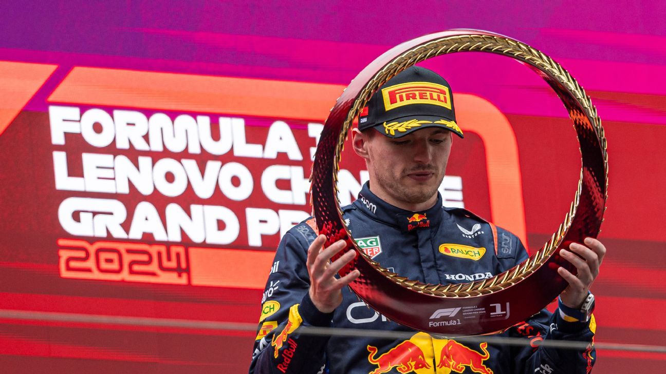 Fórmula 1: Max Verstappen llegó a 58 triunfos y Red Bull, a 117 en China