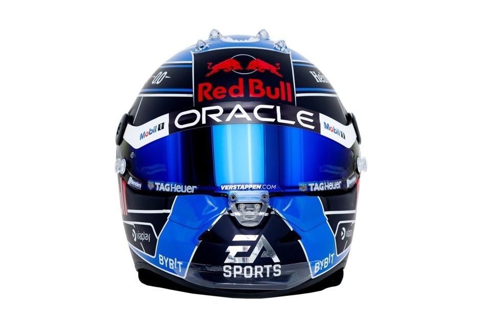 Verstappen llevará un casco especial en las tres carreras de F1 en EE.UU.