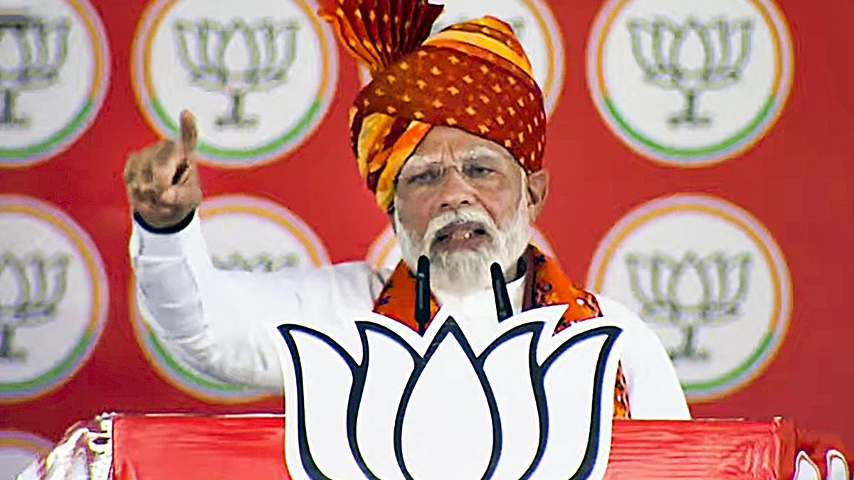 Modi says Congress gave ‘religion-based quota stabbing Ambedkar in the back’