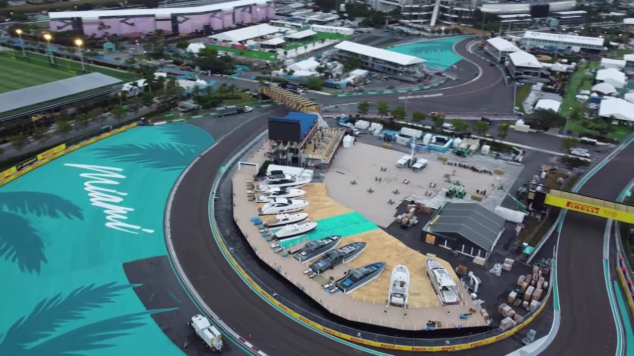Miami 2022, la primera carrera de Fórmula 1 al lado del Hard Rock
