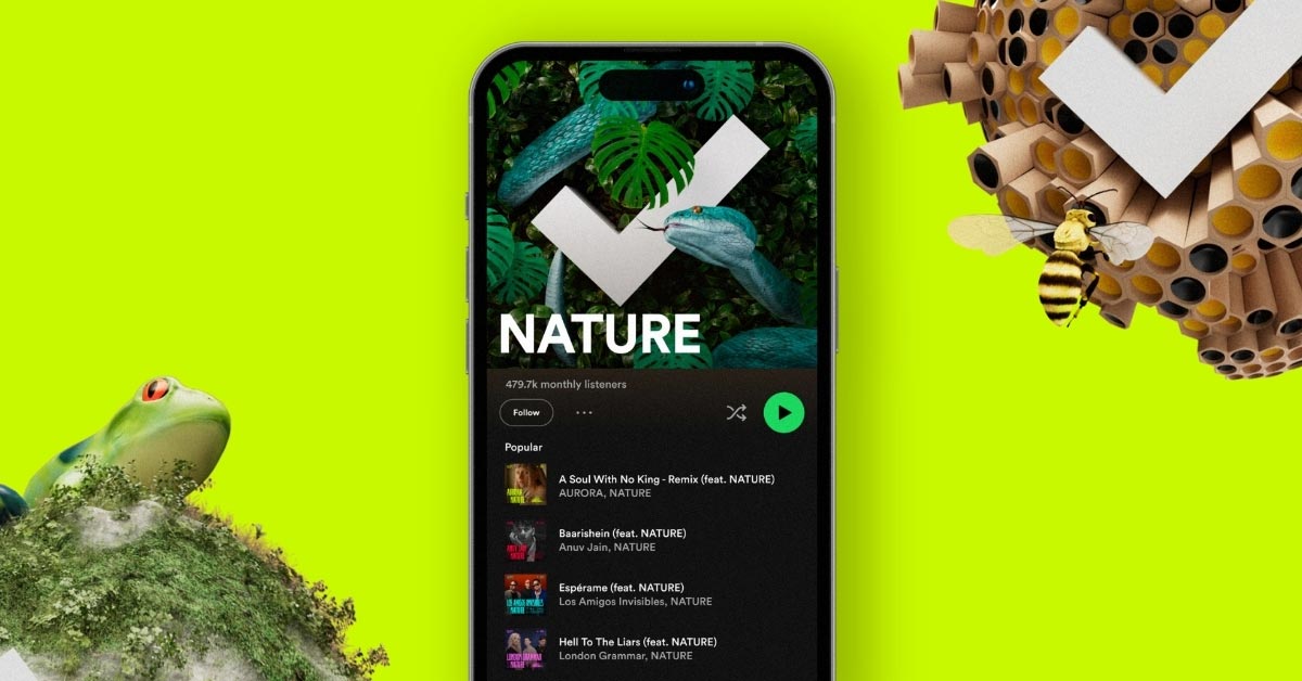 La Naturaleza es ahora una artista oficial del streaming: una iniciativa para proteger el medioambiente