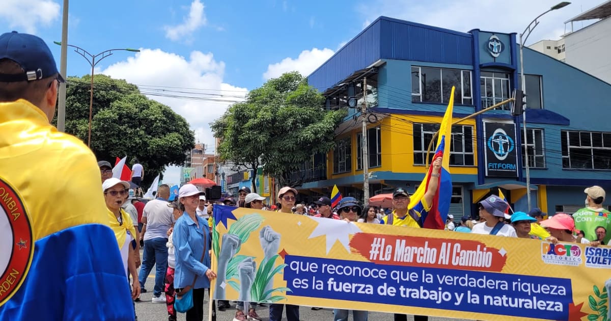 Detalles y curiosidades de la marcha del Día del Trabajo en Bucaramanga