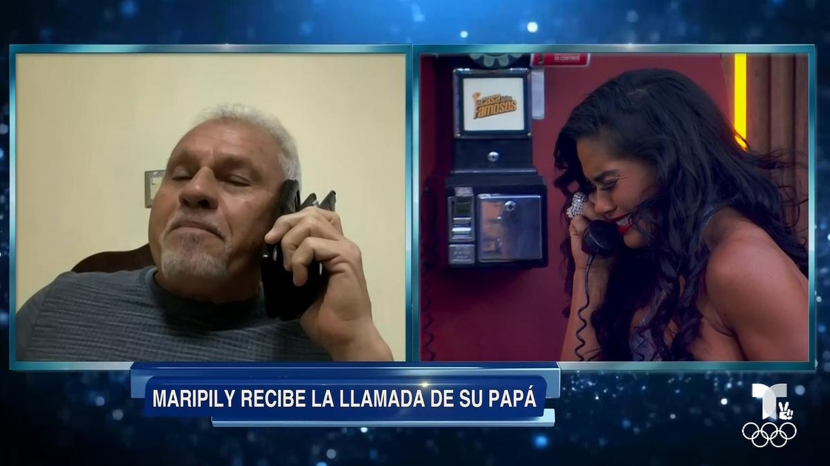 Maripily se quebranta al recibir llamada de su papá en “La casa de los famosos”