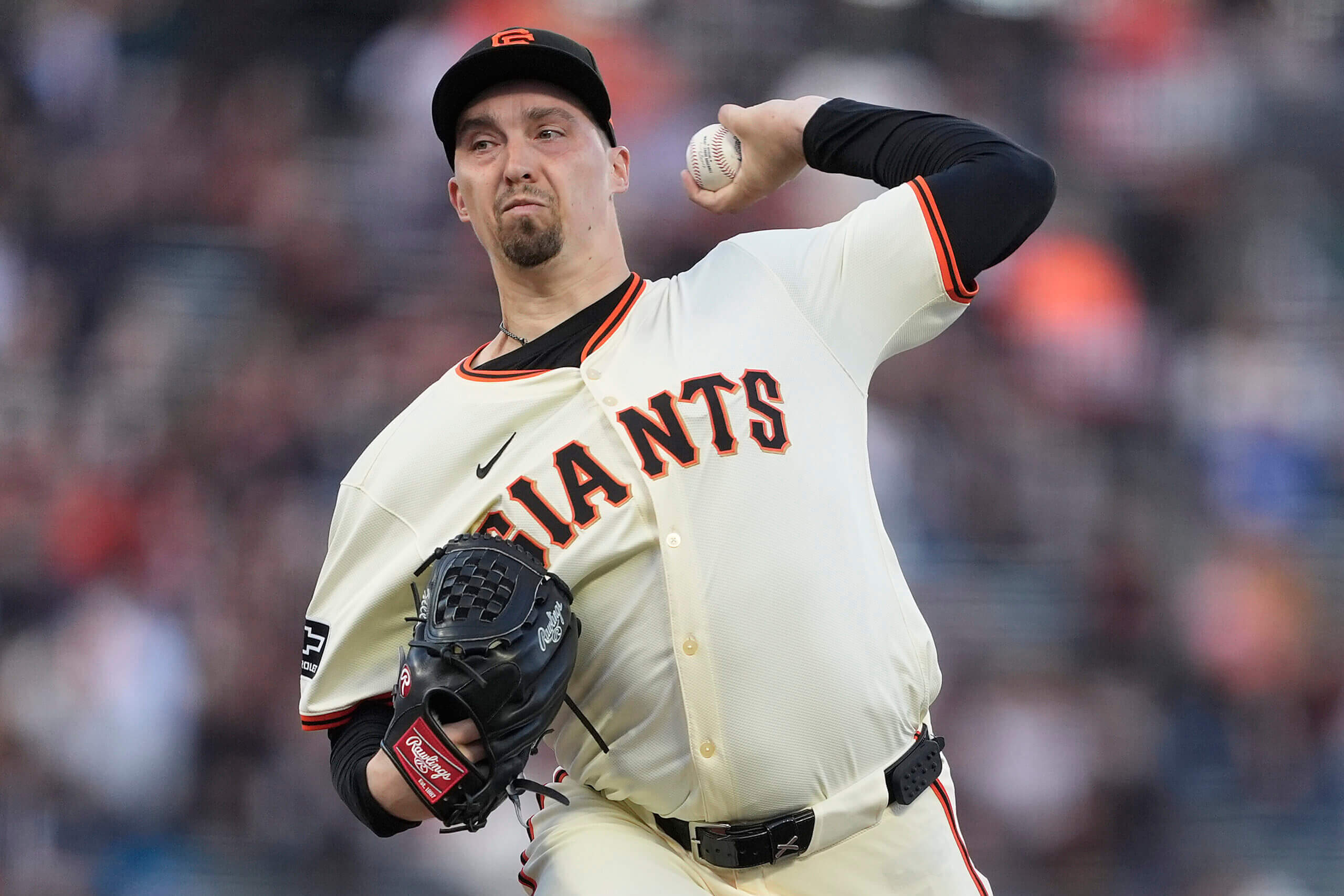 Which San Francisco Giants' stock is up/down after first month of the MLB season