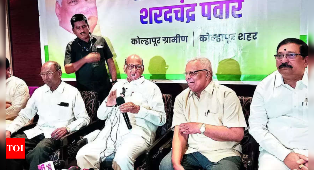 Quota based on religion did not cross our minds: Sharad Pawar | Kolhapur News – Times of India