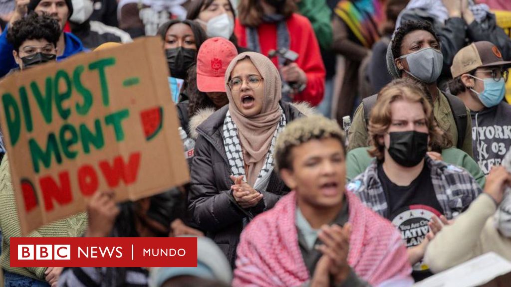 Israel | “Nuestra universidad gana dinero con la muerte”: qué es la “desinversión” en Israel que exigen los estudiantes a las universidades de EE.UU. en sus protestas – BBC News Mundo