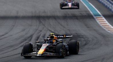 Checo Pérez saldrá tercero en la carrera sprint del Gran Premio de Miami