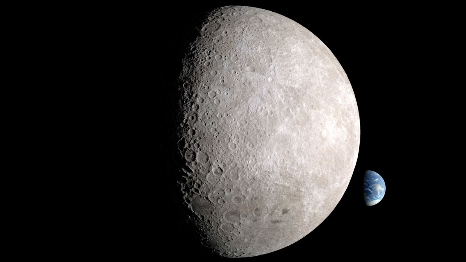 La cara oculta de la Luna es muy diferente a lo que vemos. Una misión espacial china podría averiguar por qué