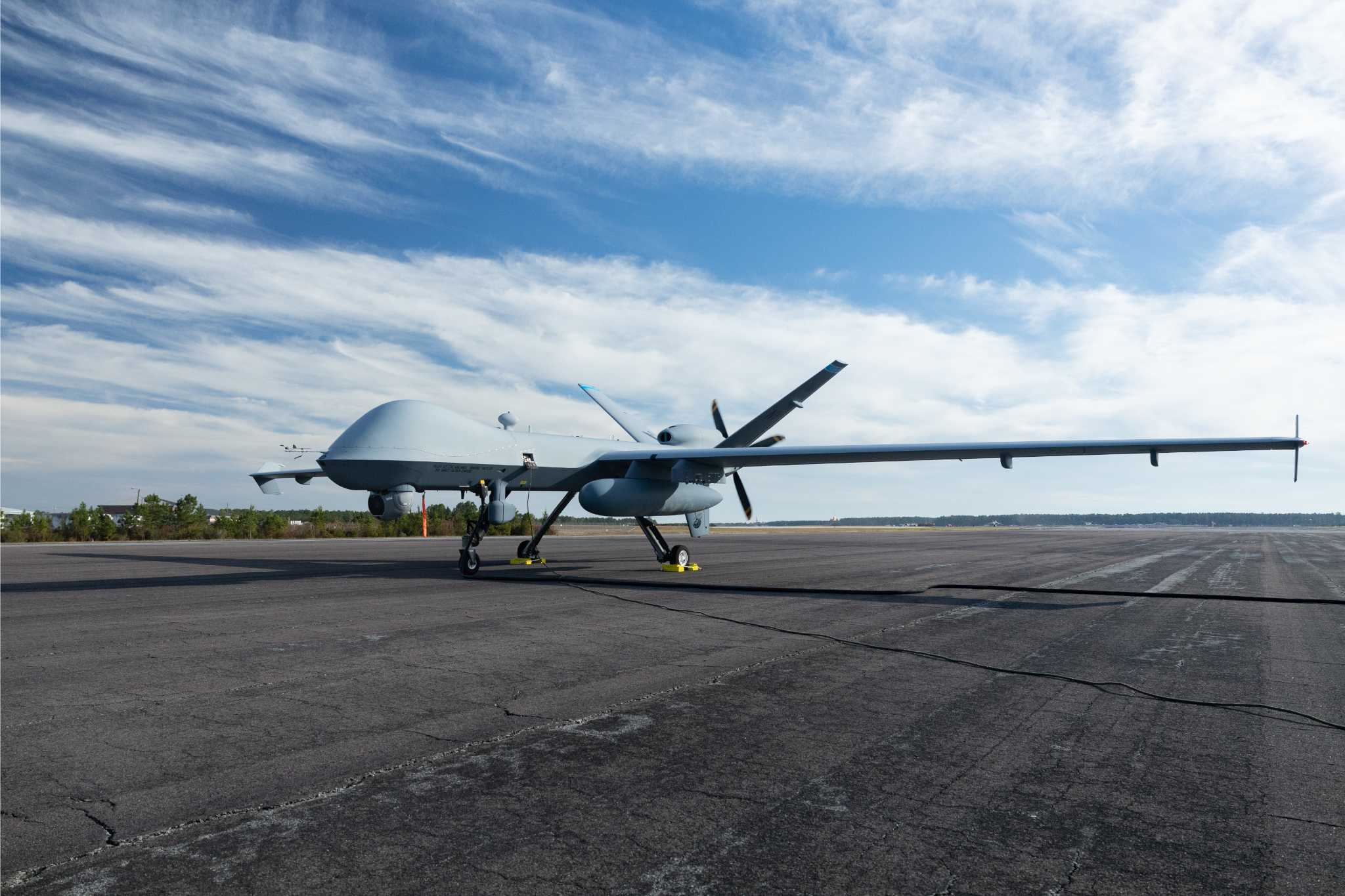 El Cuerpo de Marines de EE.UU. recibe a su primer drone MQ-9A de rango extendido para el Escuadrón VMUT-2
