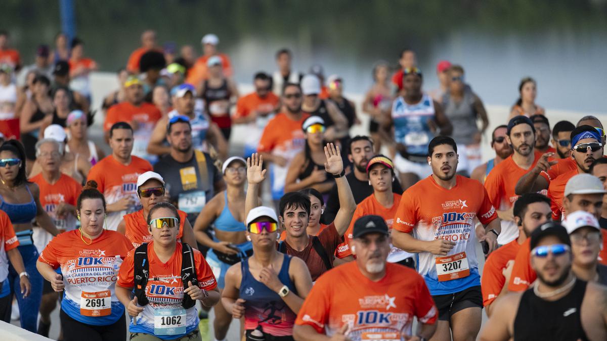Cientos de miles cruzaron la meta del Puerto Rico 10K Run