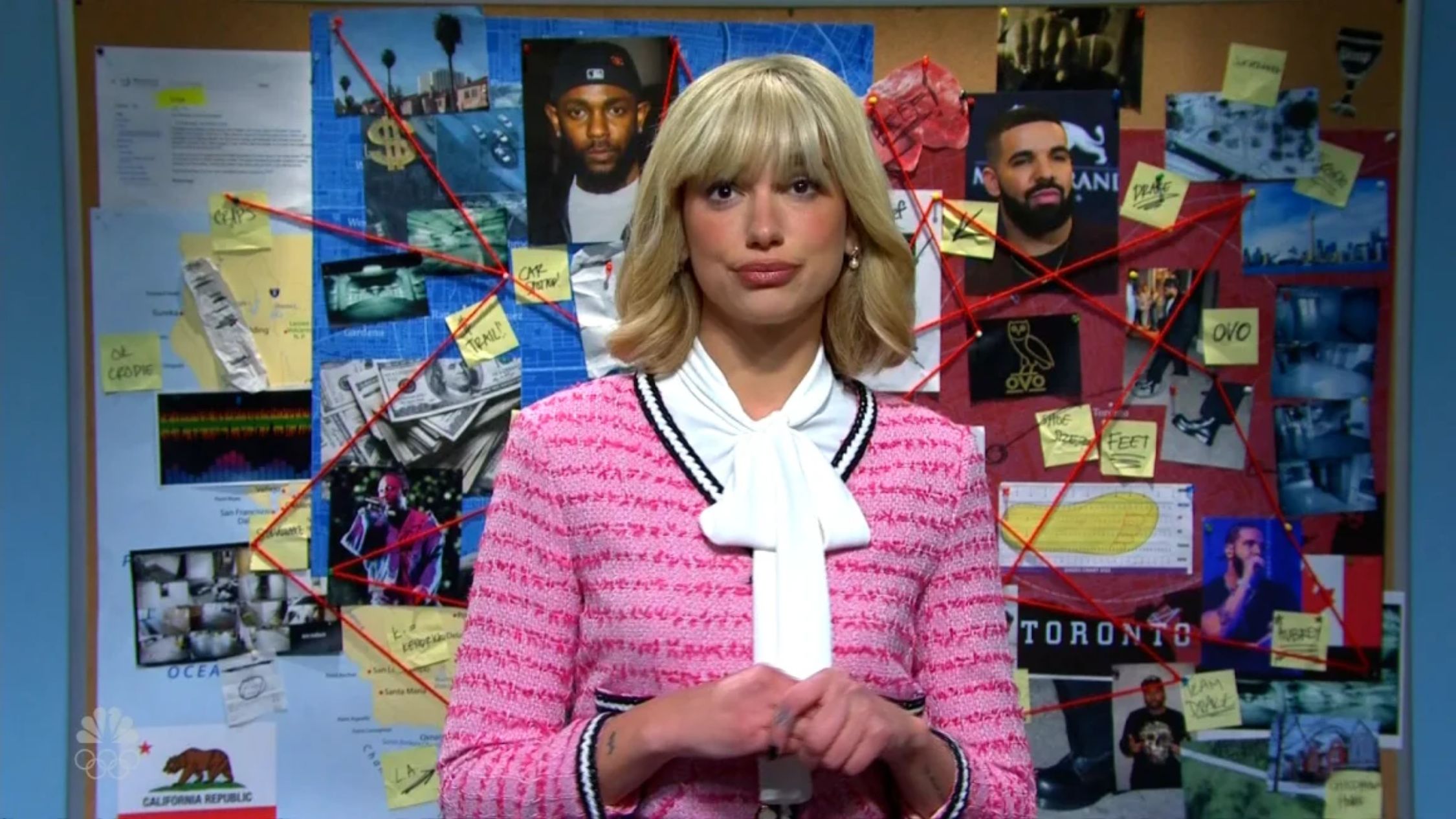 Dua Lipa profundiza en la “disputa” entre Drake y Kendrick Lamar en “SNL”