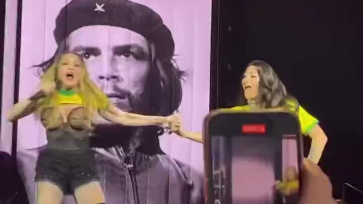Un homenaje de Madonna al Che Guevara en Brasil levanta polémica y salpica al Gobierno local