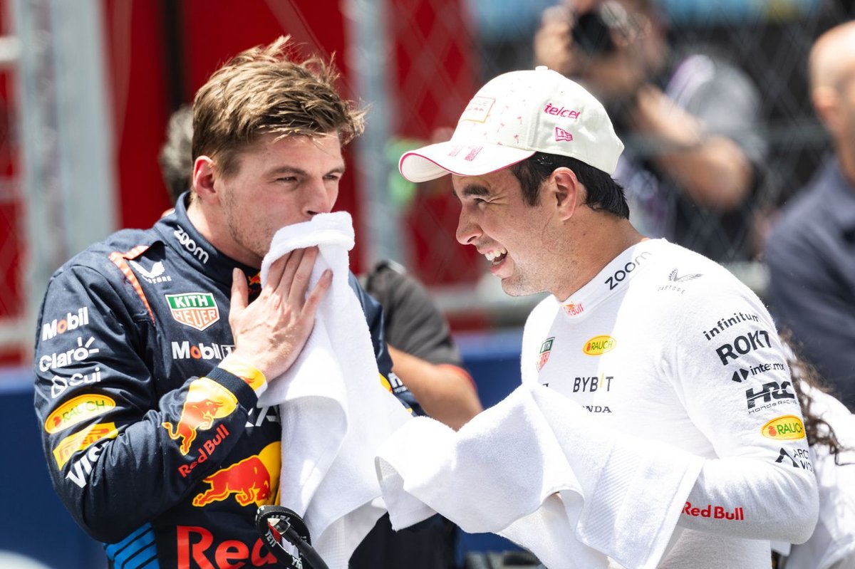 F1: Verstappen dice que Checo Pérez llegó a rozarlo en Miami