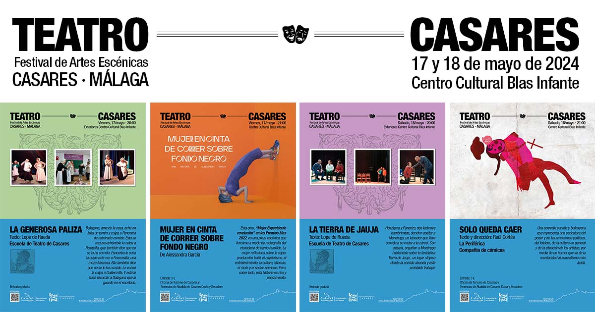 Casares programa el teatro más selecto en su Festival de las Artes Escénicas – Ayuntamiento de Casares