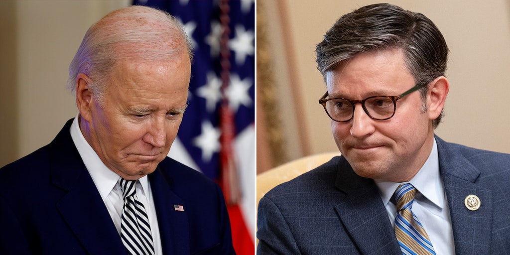 Speaker Johnson calls Biden 'off script' with threats to pull Israel support: 'I hope it’s a senior moment'