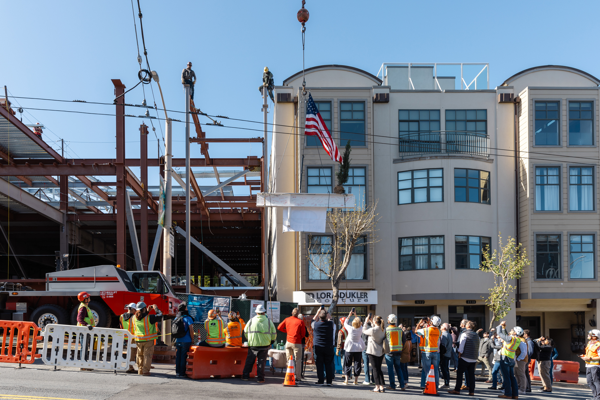 SF University High School Project Tops Out at 3150 California Street