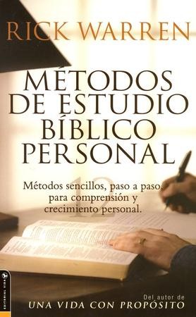 M&#233todos de Estudio B&#237blico Personal  (Personal Bible Study Methods)