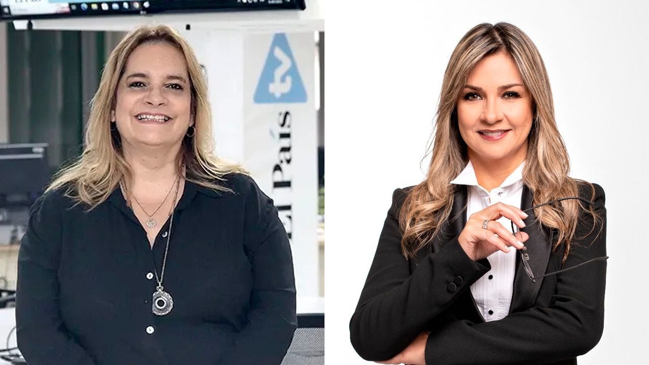Vicky Perea, directora de El País, y Vicky Dávila, directora del Grupo Semana, dos de las mujeres más poderosas del país, según Forbes