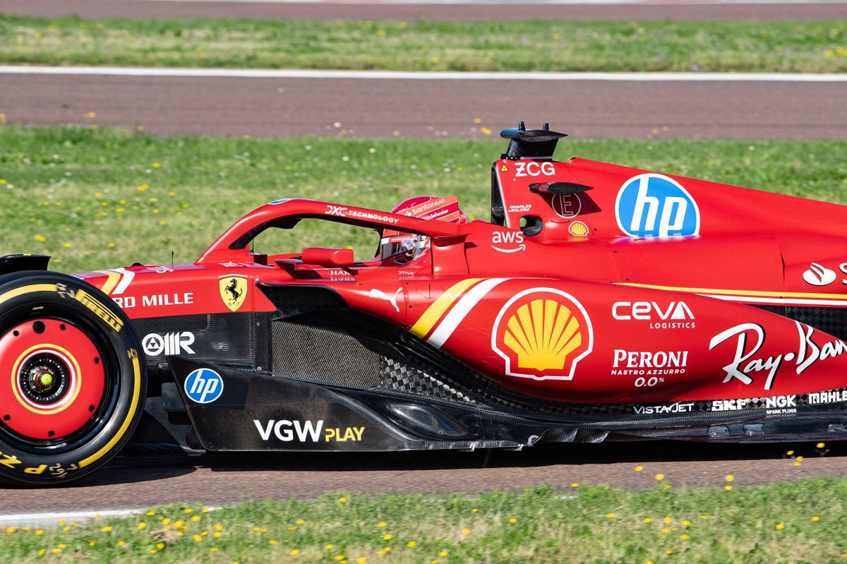 F1: Ferrari estrena en Fiorano un SF-24 totalmente renovado