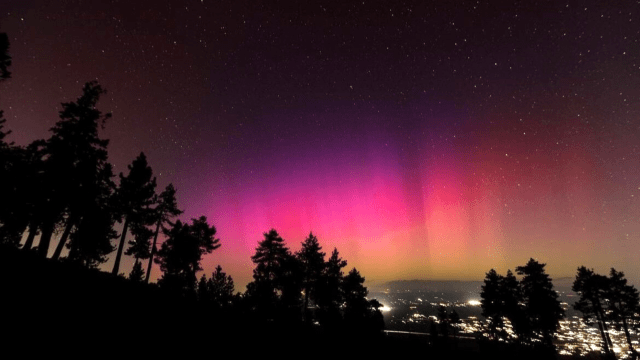 Rare solar storm brings northern lights to Southern California