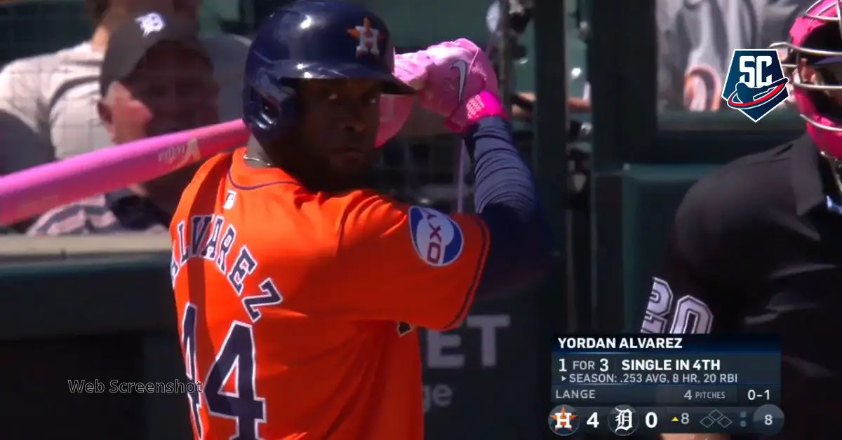 LLEGÓ el 14 de Yordan Alvarez con Houston Astros en MLB 2024 (+VIDEO)