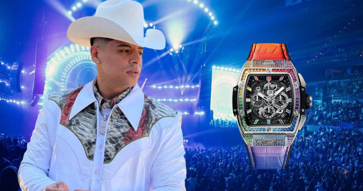 Eduin Caz denuncia el robo de joyas y relojes de lujo tras concierto de Grupo Firme: ‘Fue un dineral’