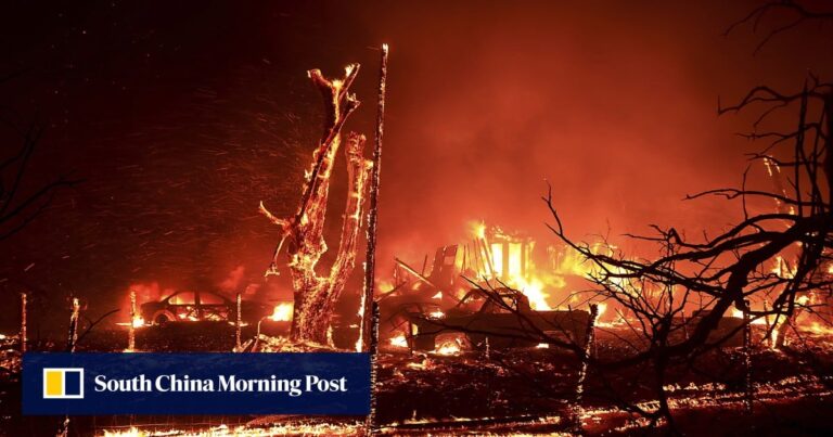 california-firefighters-still-battling-wind-driven-wildfire,-thousands-evacuated